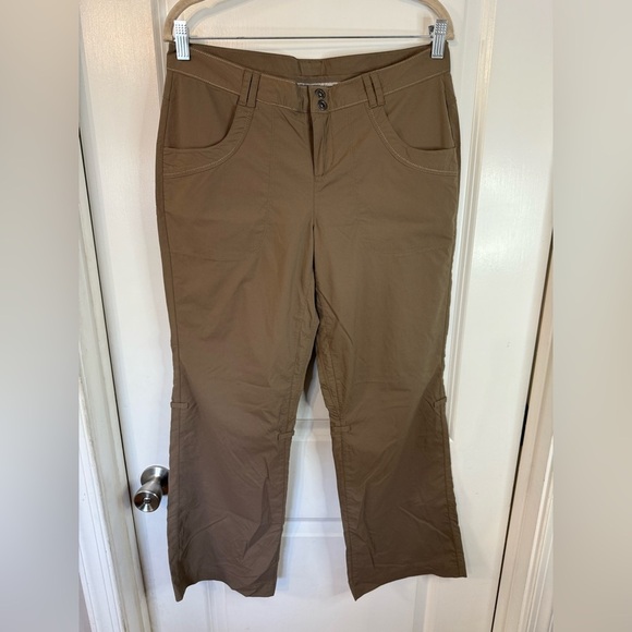REI Women’s Brown Poplar Roll-Up Pants - Size 10 Petite - Picture 1 of 8
